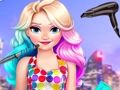 Jogo Penteado de neon de Eliza online