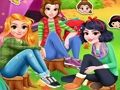 Jogo Viagem escolar de acampamento  online