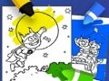 Jogo Colorindo Alfie, o Lobisomem  online