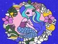 Jogo Brilho de livro para colorir sereia  online