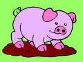 Jogo Livro de colorir desenho animado para crianças animais  online
