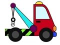 Jogo Livro para colorir: caminhões escavadeiras  online