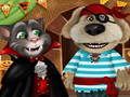 Jogo Festa de Halloween com Talking Tom e Angela  online