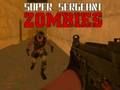 Jogo Super Sargento Zumbis  online