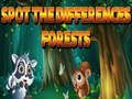 Jogo Descubra as diferenças nas florestas  online