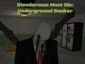 Jogo Slenderman deve morrer: bunker subterrâneo  online