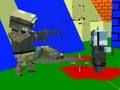 Jogo Tiro Zombie Blocky Gun Warfare  online