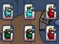 Jogo Entre nós jogo de correspondência de memória  online