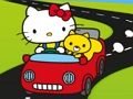 Jogo Hello Kitty Car Jigsaw online