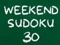 Jogo Sudoku 30 de fim de semana  online