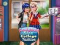 Jogo Ladybug Elsa College Fashion online