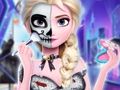 Jogo Tatuagem de festa de Halloween de Elsa online