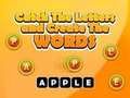 Jogo Pegue as letras e crie as palavras  online