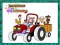 Jogo Páginas para colorir de trator  online