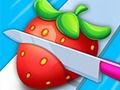 Jogo Fatias de comida perfeitas: corte a barra de alimentos e frutas  online