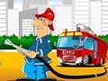 Jogo Diferenças dos caminhões de bombeiros  online