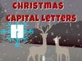 Jogo Letras Maiúsculas de Natal  online