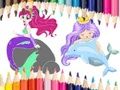 Jogo Livro para Colorir de Sereia  online