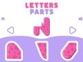 Jogo Partes de Letras  online