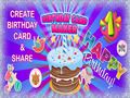 Jogo Criador de cartões de aniversário  online