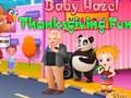 Jogo Bebê Hazel. Diversão de Ação de Graças online Jogo Bebê Hazel. Diversão de Ação de Graças online