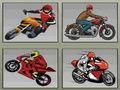 Jogo Memória de motos de corrida  online