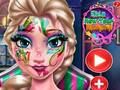 Jogo Maquiagem Elsa Ano Novo  online