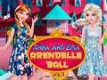 Jogo Baile de Anna e Elsa Arendelle  online
