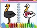 Jogo Jogo de colorir pássaros  online