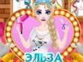 Jogo Elsa Cabeleireira de Casamento para Princesas  online
