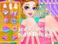 Jogo Desenho de Unhas Princesa do Gelo  online