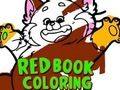 Jogo Livro para Colorir Vermelho  online