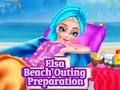 Jogo Preparação para passeio na praia de Elsa  online
