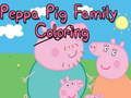 Jogo Livro para colorir da família Peppa Pig  online