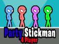 Jogo Party Stickman 4 Jogadores  online