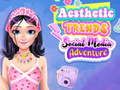 Jogo Tendências estéticas Aventura de mídia social online