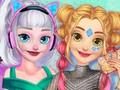 Jogo Elsa e Rapunzel Moda do Futuro  online