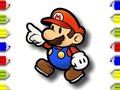 Jogo De volta às aulas Mario Coloring  online