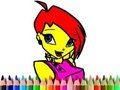 Jogo Livro de colorir piscadelas de volta às aulas  online