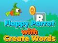 Jogo Papagaio Flappy com palavras de criação  online