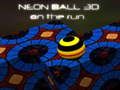 Jogo Neon Ball 3d em fuga  online
