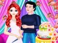 Jogo Bolo de cozinha de casamento menina sereia  online
