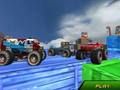 Jogo Monster Truck faz manobras no céu  online