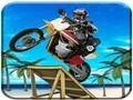Jogo Acrobacias de bicicleta na praia  online