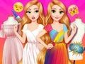 Jogo Colorir roupa de princesa  online
