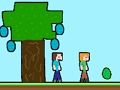 Jogo Steveman e Alexwoman: Ovo de Páscoa  online