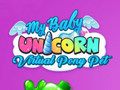 Jogo Meu bebê unicórnio virtual pônei animal de estimação  online