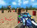 Jogo Multijogador de tiro divertido de paintball  online