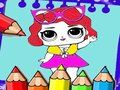 Jogo Livro de bonecas para colorir  online