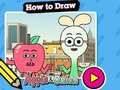 Jogo Como desenhar: maçã e cebola  online